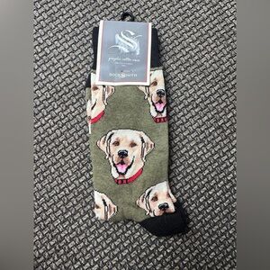 Men’s Labrador Patterned Socks by Socksmith NWT